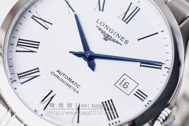 LONGINES手錶 開創者系列 浪琴新款Record系列腕表 浪琴機械男表 浪琴高端男士腕表  hds1145